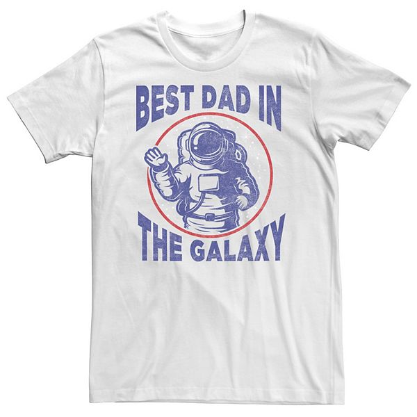 

Футболка Big & Tall "Best Dad in the Galaxy" с астронавтом Licensed Character
