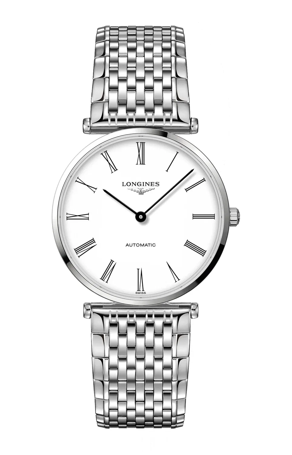 ЛЯ ГРАНД КЛАССИК ДЕ ЛОНЖИН - L4.908.4.11.6 LONGINES, серебряный