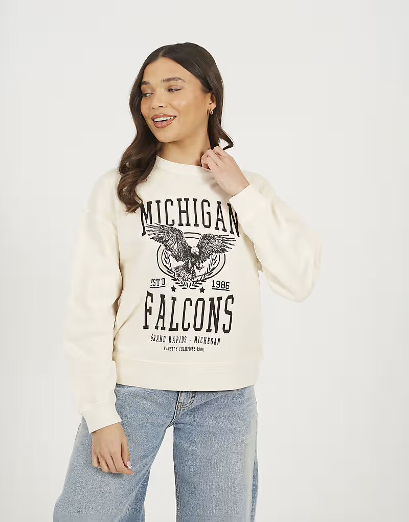 

Толстовка с графическим принтом и кислотной стиркой бежевого цвета Brave Soul, Бежевый, Толстовка с графическим принтом и кислотной стиркой бежевого цвета Brave Soul