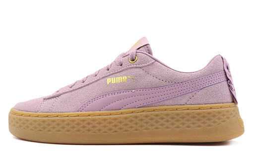 

Кроссовки PUMA Smash Platform Frill Sneaker Low Damen Lila Braun Women's