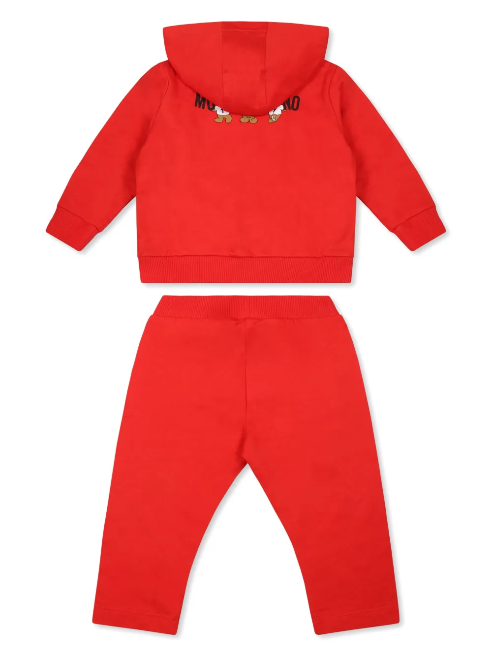 Спортивный костюм с логотипом Moschino Kids, красный — фото 2