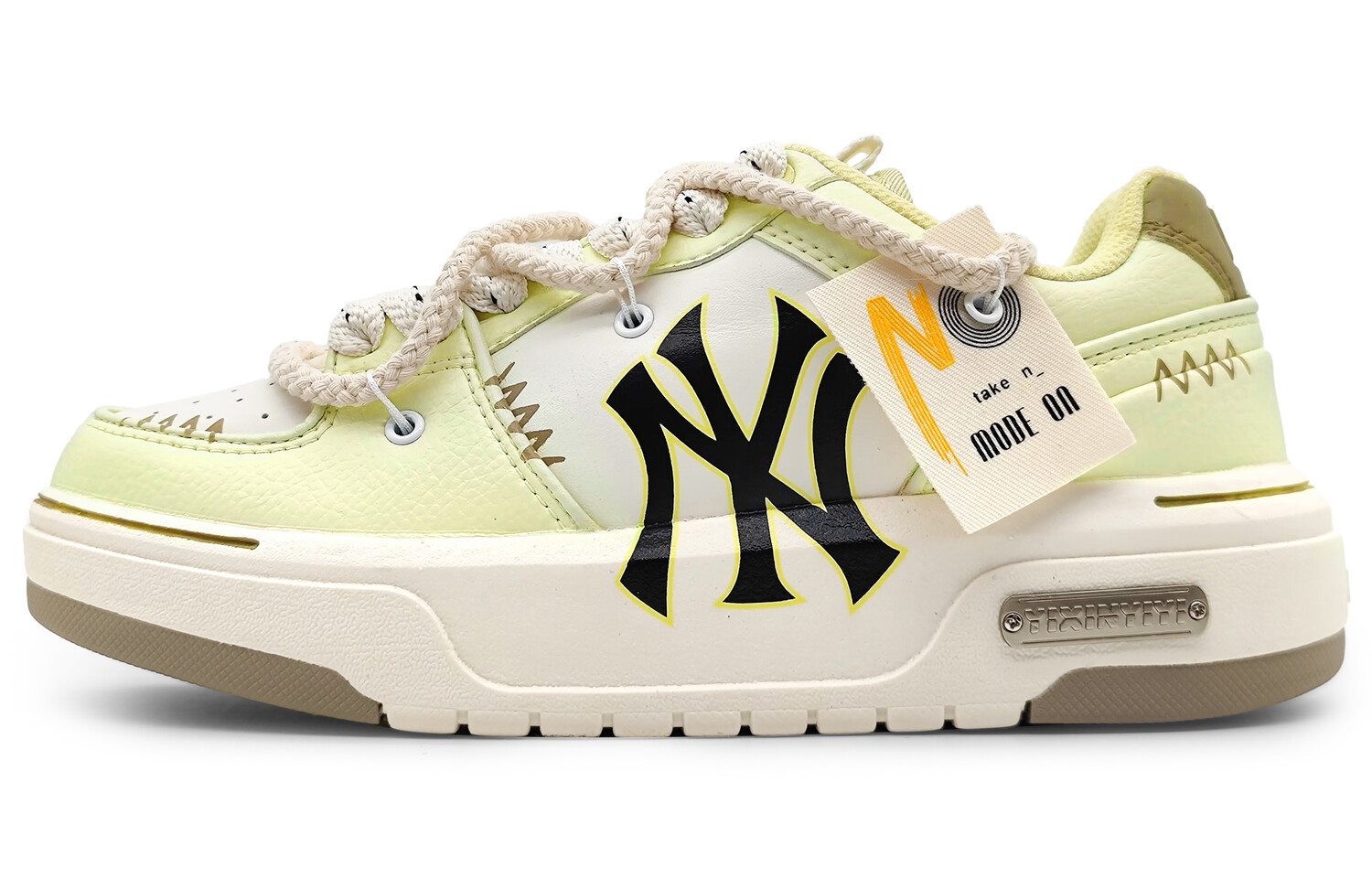 

Кроссовки MLB Chunky Liner Skateboard Shoes Unisex Low-Top Beige/Black, бежевые/черные, Черный, Кроссовки MLB Chunky Liner Skateboard Shoes Unisex Low-Top Beige/Black, бежевые/черные