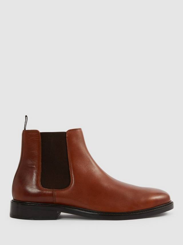 

Кожаные ботинки челси от renor Reiss, цвет Light Tan