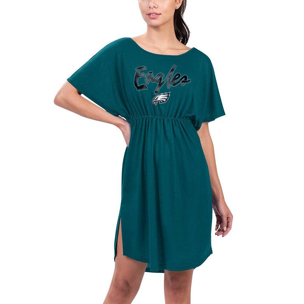 

Женский купальник G-III 4Her от Carl Banks Midnight Green Philadelphia Eagles Versus Swim Coverup, цвет Eag Green