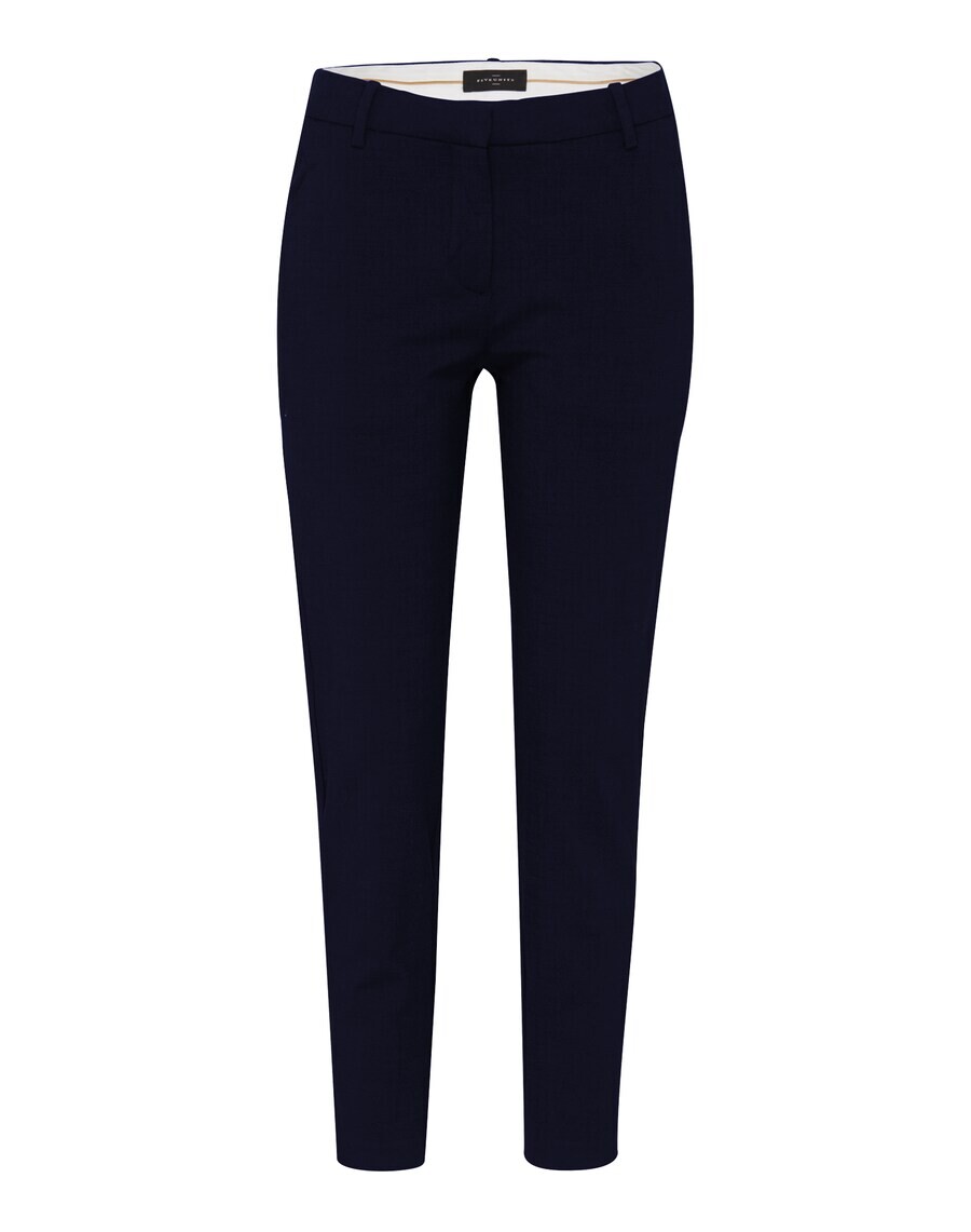 

Тканевые брюки FIVEUNITS Regular Pants Kylie Crop, ночной синий