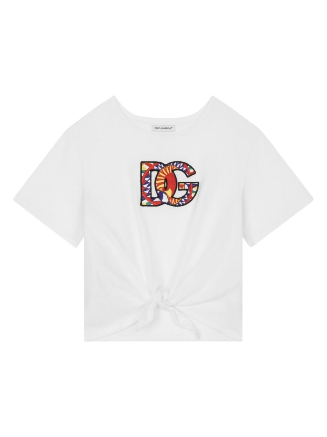 

Dolce & Gabbana футболка Carreto с нашивкой-логотипом, белый