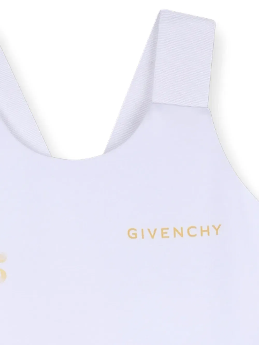 Платье с цветочным принтом Givenchy Kids, белый — фото 3