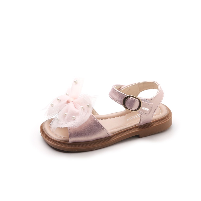 

Детские сандалии с низким верхом, нескользящие и дышащие FCMM, розовый