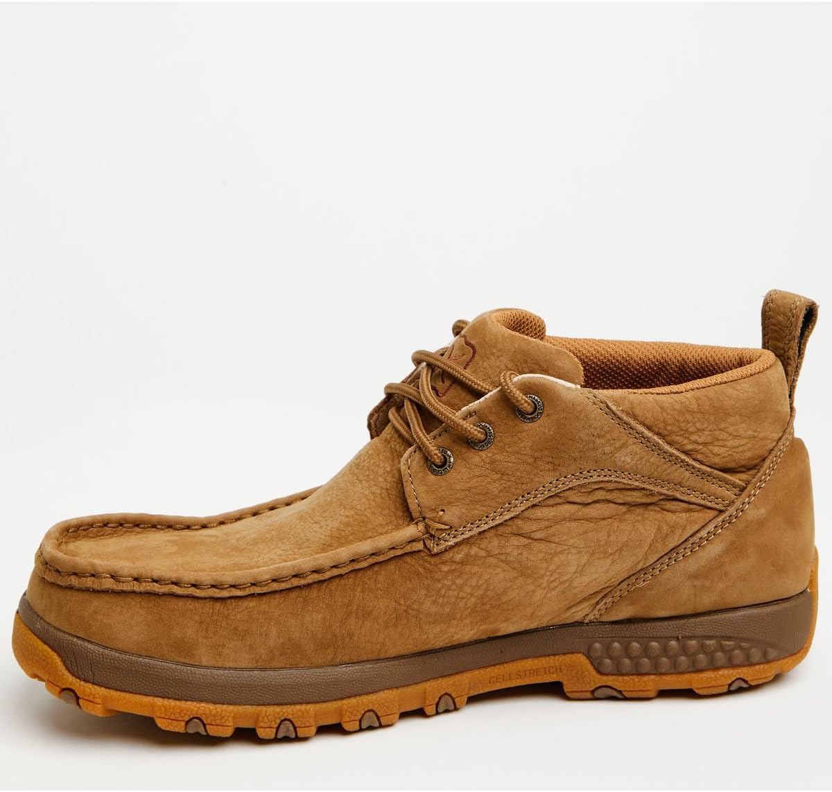 Ботинки Twisted X Men's Chukka Driving Moc, с мыском Мок и технологией CellStretch, Camel — фото 3