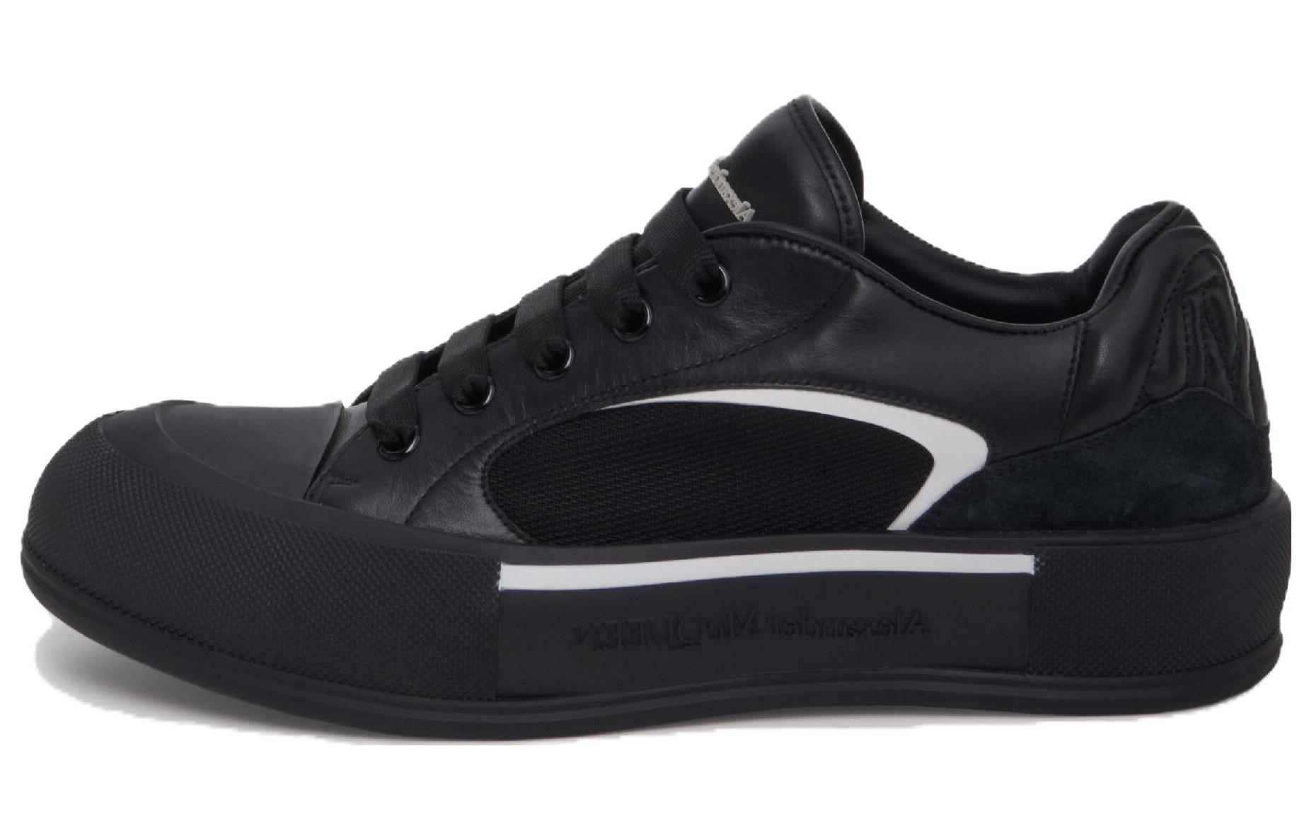 

Кроссовки Skate Deck Plimsoll Lace Up Sneakers Alexander McQueen, черный