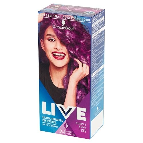 

Schwarzkopf, Live, краска кремовая 2в1 094 Purple Punk