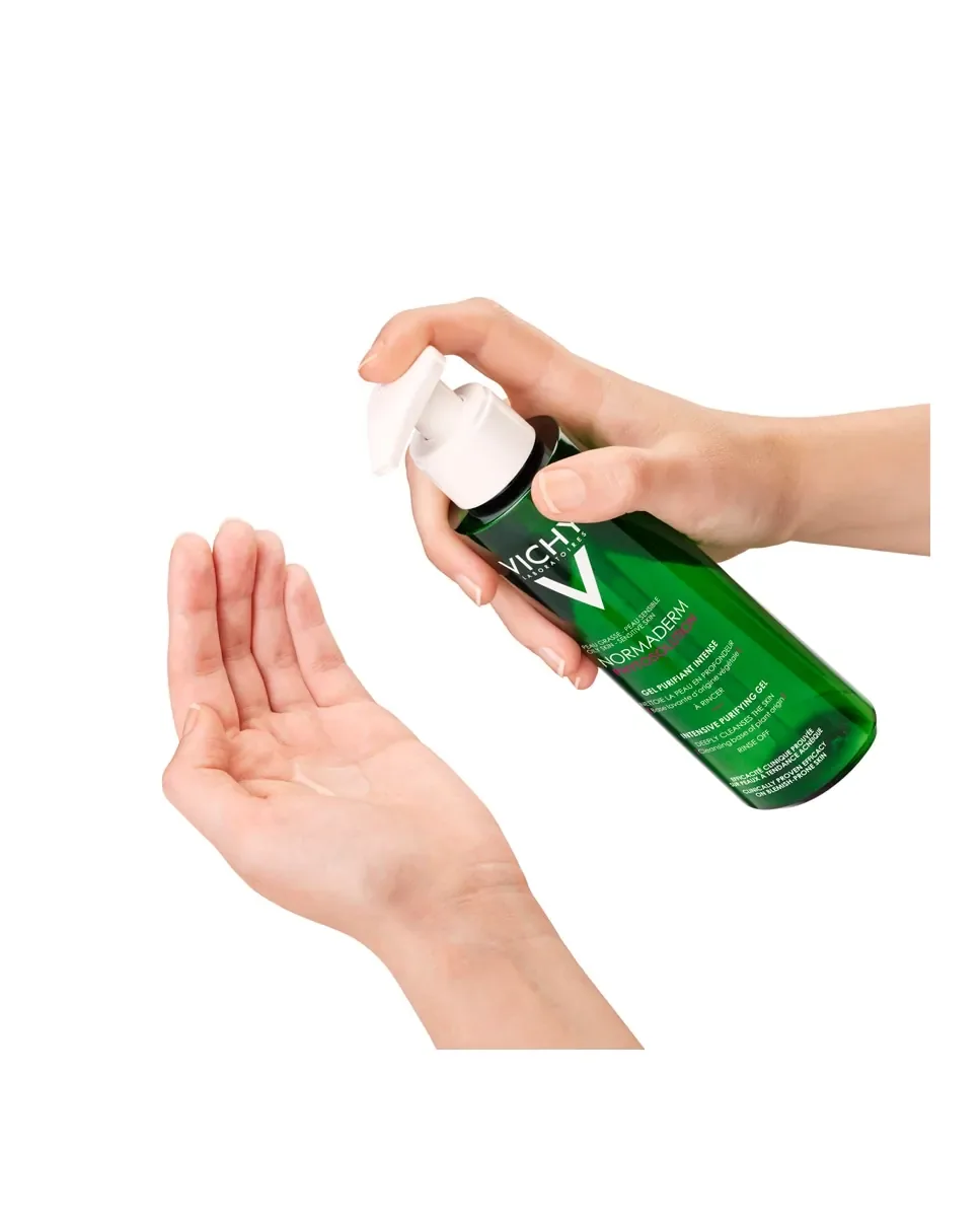 Гель для умывания Vichy — Очищающий гель с салициловой кислотой Normaderm Phytosolution, 400 мл — фото 4