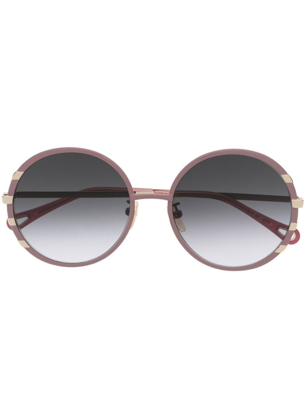 

Chloé Eyewear солнцезащитные очки в круглой оправе, розовый