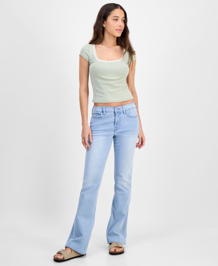 

Женские джинсы Kimmie Mid-Rise Bootcut 7 For All Mankind, Sale