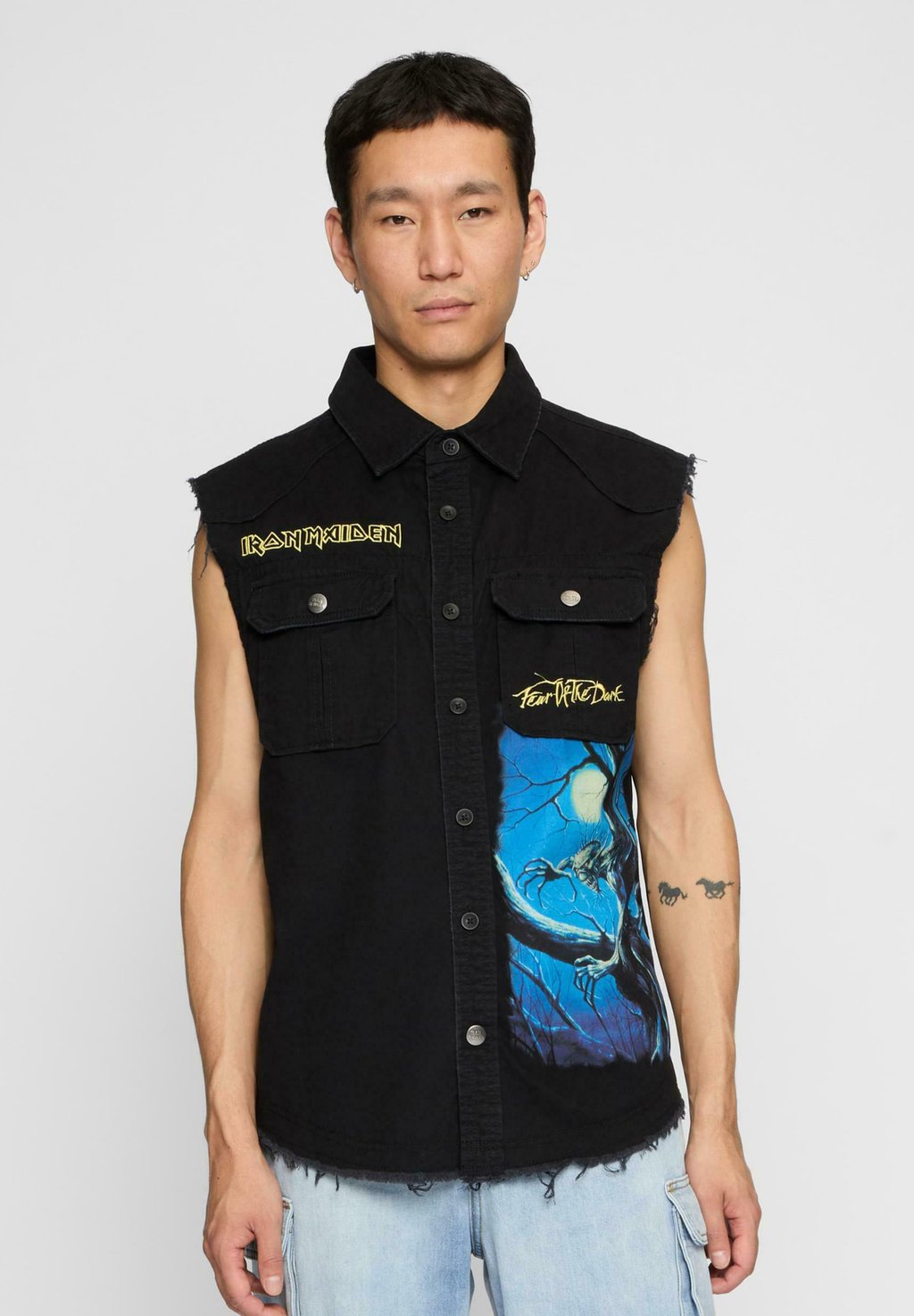 

Жилет IRON MAIDEN VINTAGE SLEEVELESS FOTD Brandit, черный