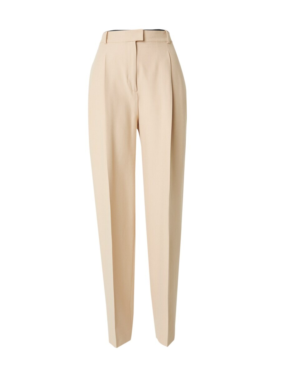 

Брюки HUGO Regular Pleat-Front Pants Hasabu, цвет Kitt