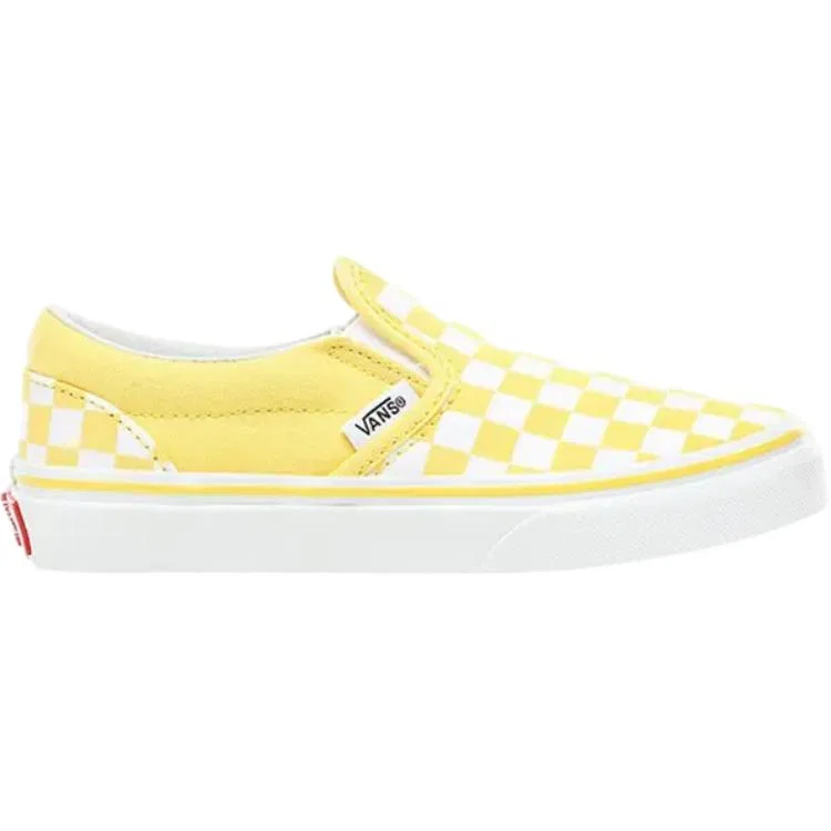 Детские кеды для скейтбординга CLASSIC SLIP on Yellow Kids' Vans — фото 3