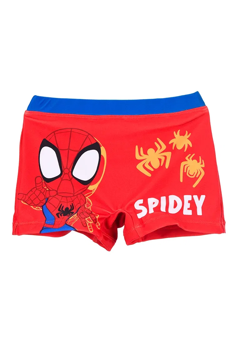 Плавки для мальчиков, с принтом, Spiderman, красный