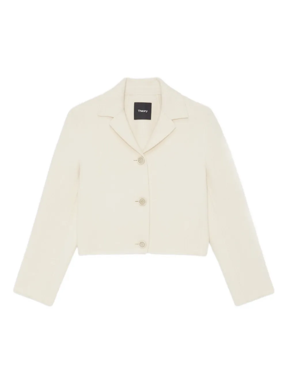 

Укороченный жакет на пуговицах Theory, нейтральный