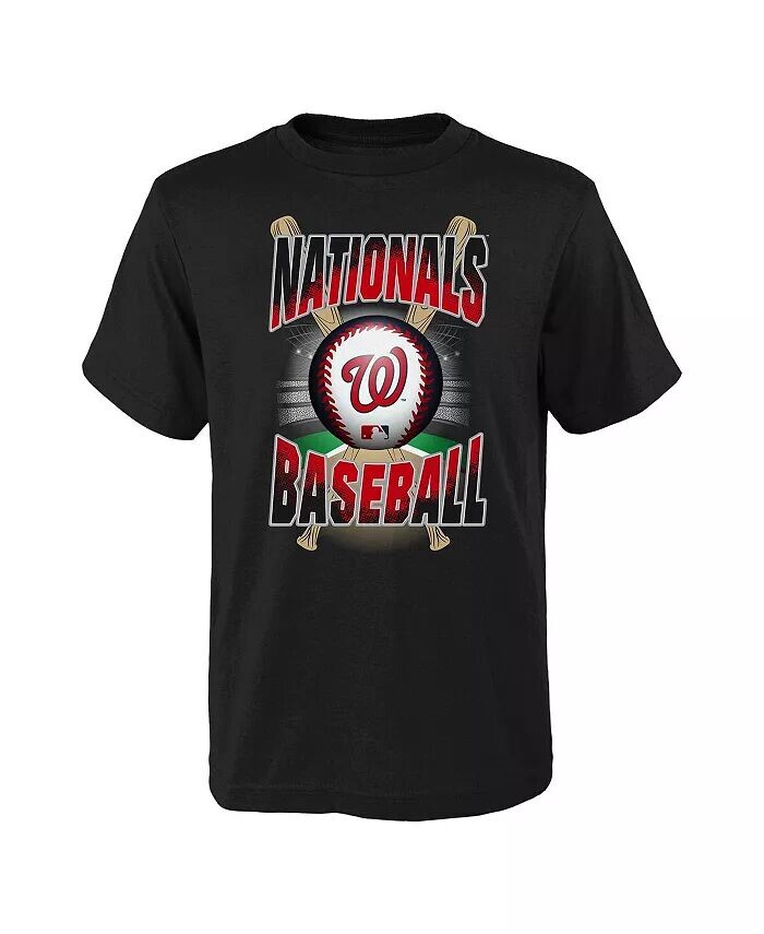 

Черная футболка для специального мероприятия Big Boys and Girls Washington Nationals Outerstuff