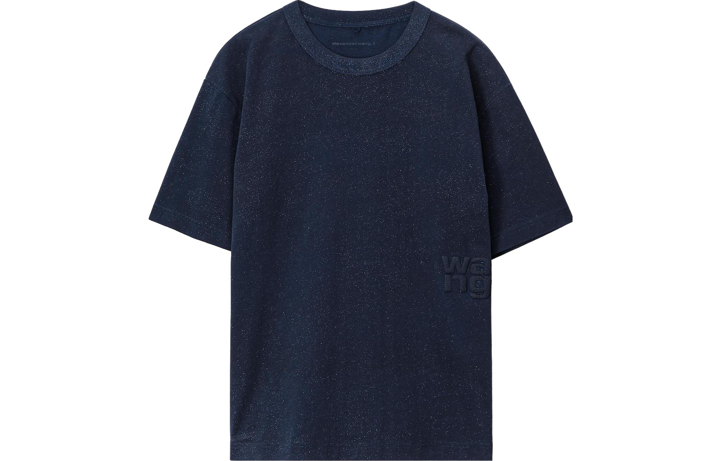 

Alexander Wang Футболка женская синяя, Синий, Alexander Wang Футболка женская синяя