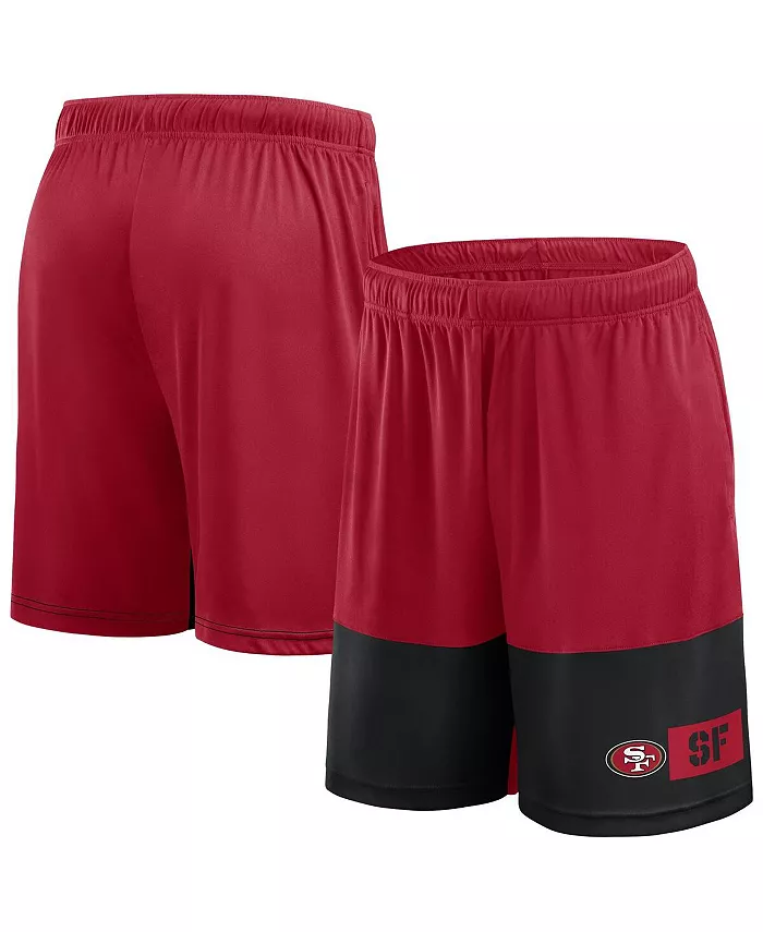 

Мужские шорты для активного отдыха Big Tall Best of the Best Performance Shorts San Francisco 49ers в красно-черном цвете Fanatics