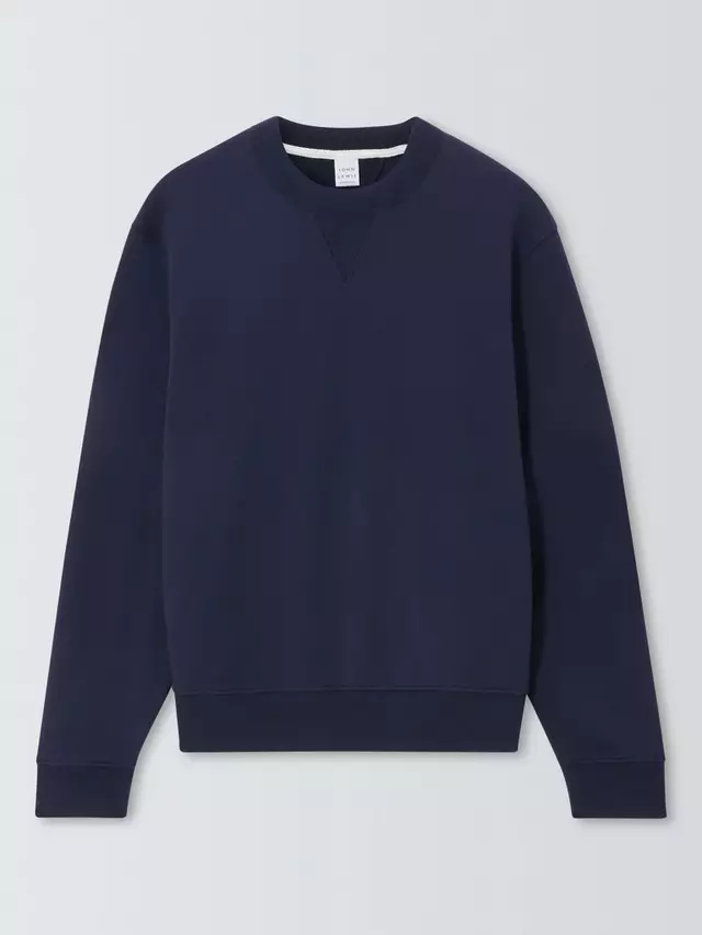 

Толстовка John Lewis Heavy Cotton, цвет black/iris