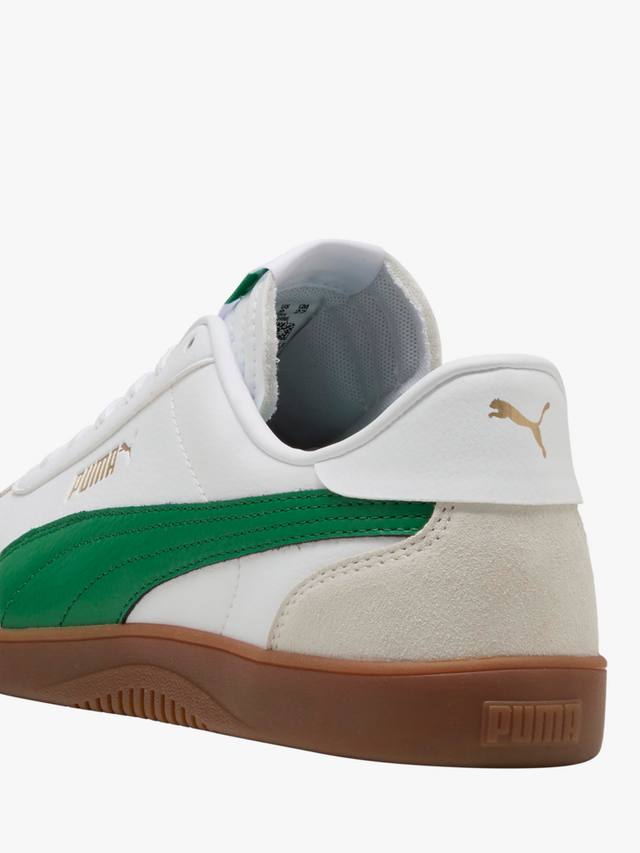 Кроссовки на шнуровке club 5v5 PUMA, цвет White/Green — фото 3