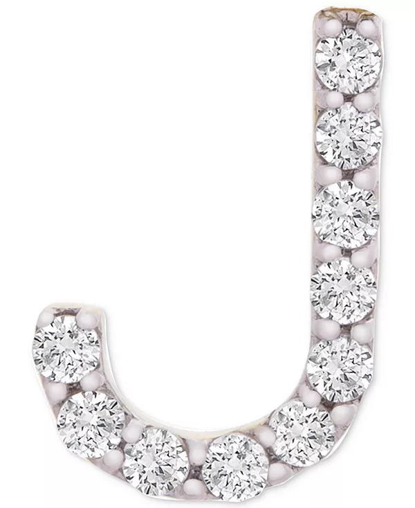 

Серьга-Гвоздик с бриллиантом (1/20 карата) из 14-каратного золота, созданная для Macy's Wrapped, j