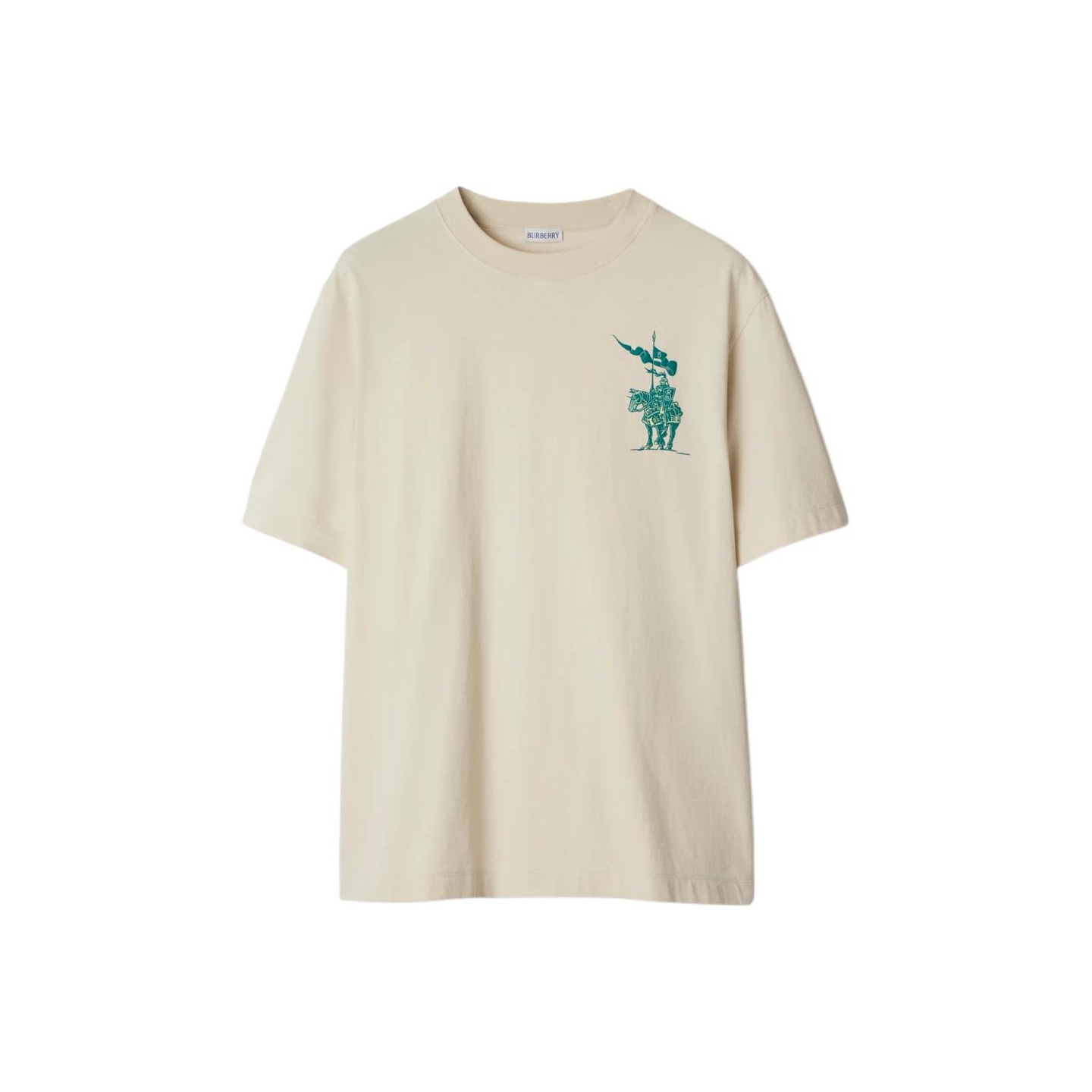 

Хлопковая футболка Ekd Burberry, бежевый