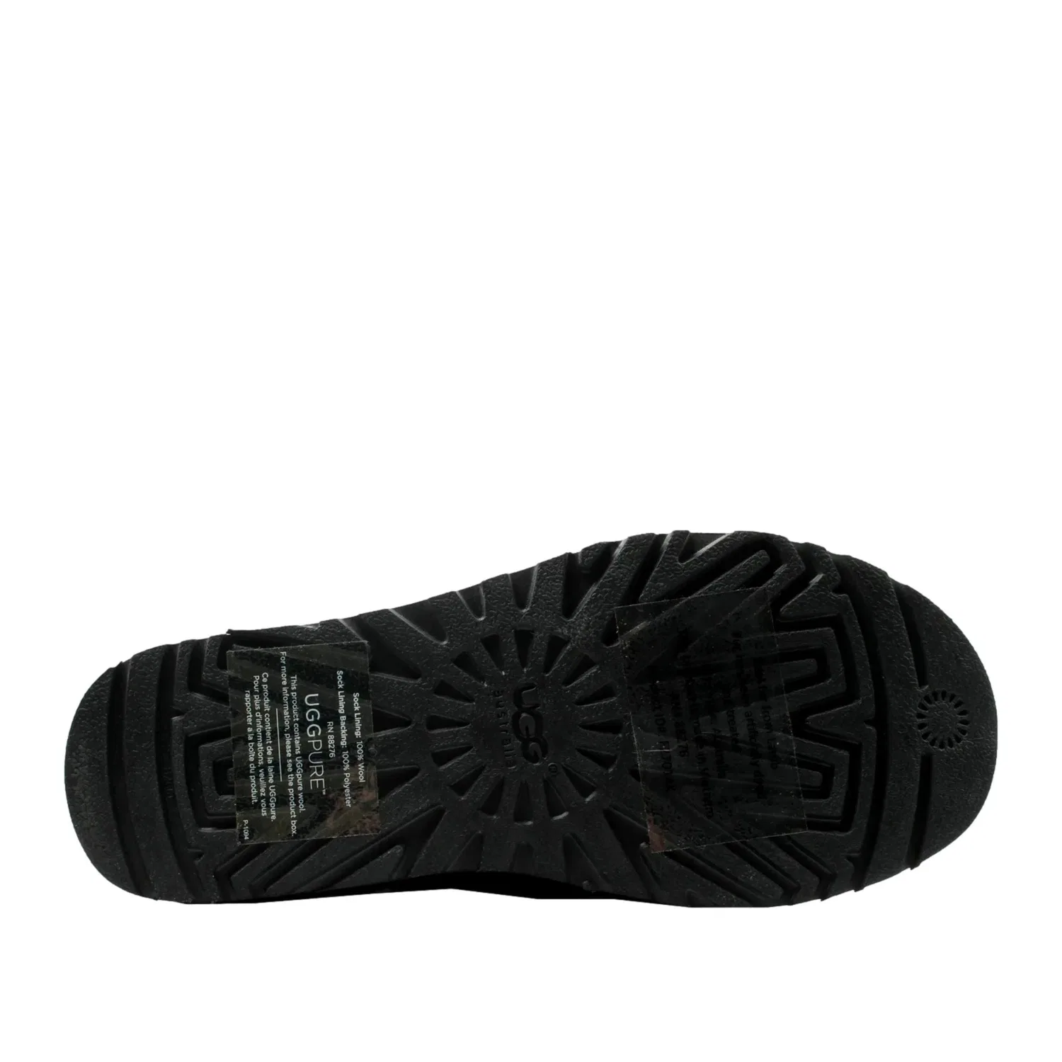UGG Bailey Button Triplet Black 1962K-BLK для начальной школы — фото 4
