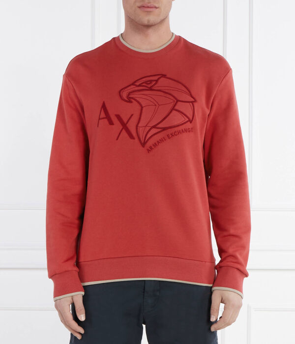 

Свитер Regular fit Armani Exchange, красный