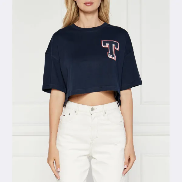 

Футболка Letterman оверсайз Tommy Hilfiger, синий