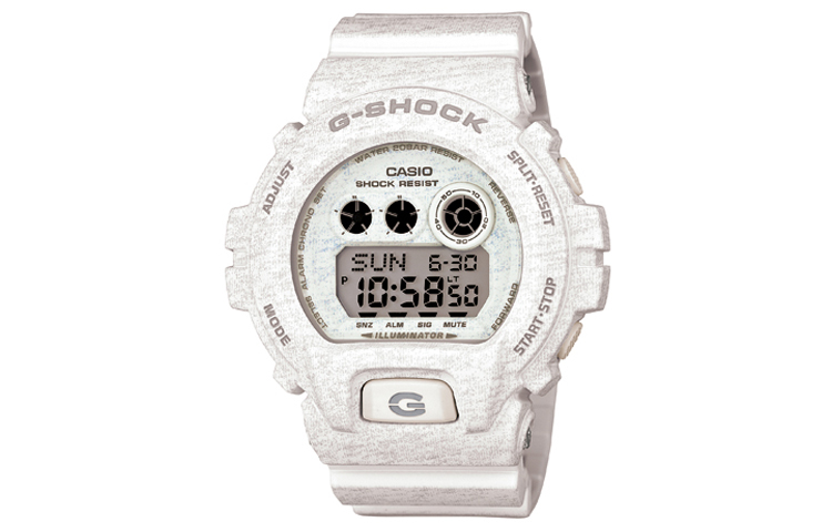 

Мужские белые часы GD-X6900HT-7 CASIO