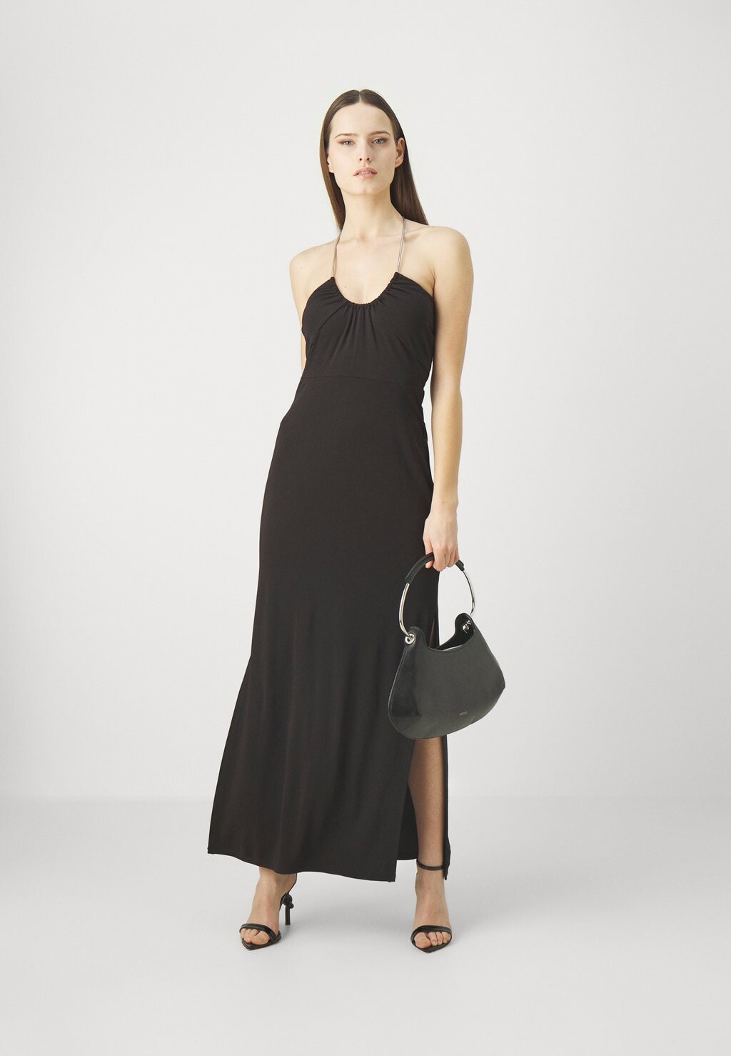 

Платье макси Chain Dress Michael Kors, черное