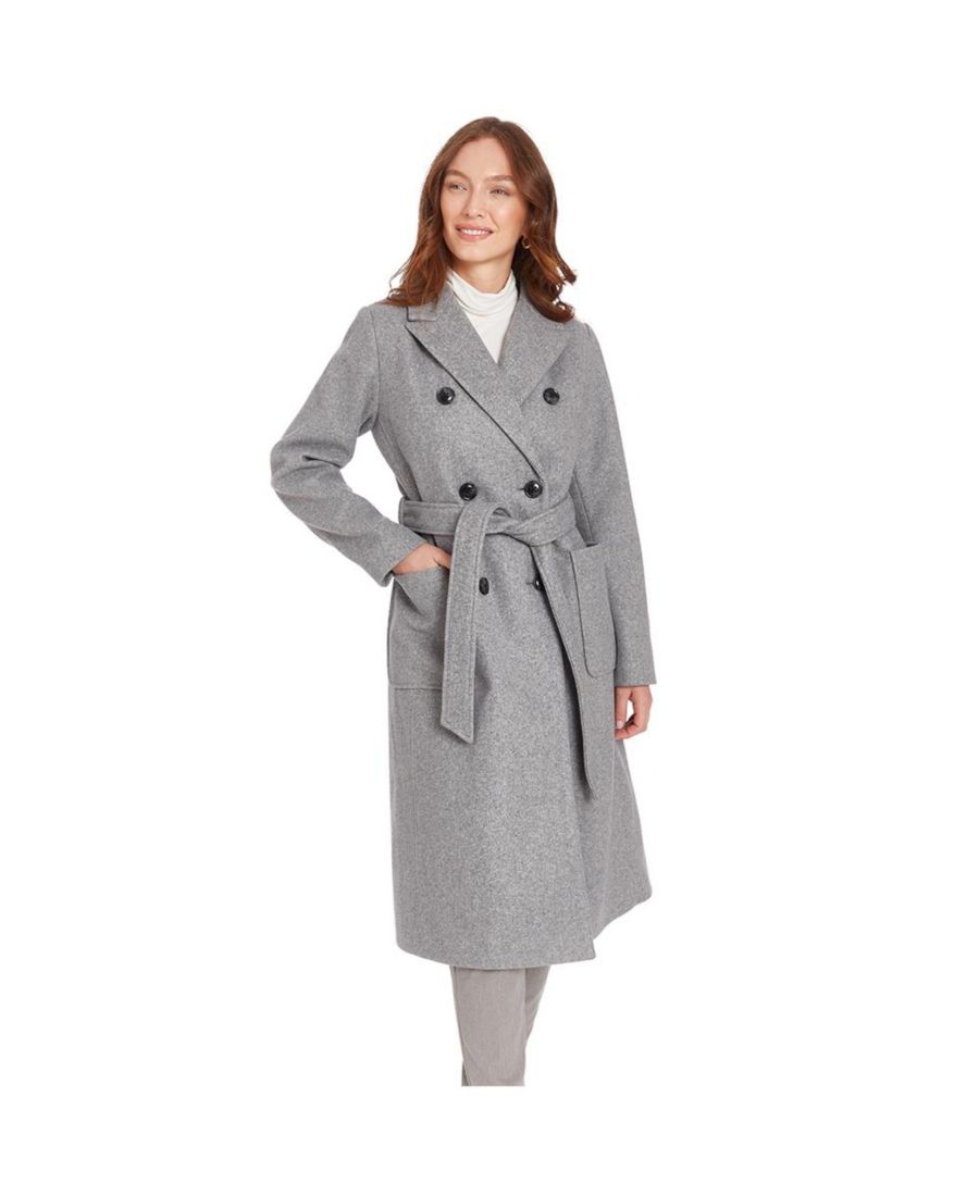 

Женское двубортное пальто Clara с поясом Frye, Gray