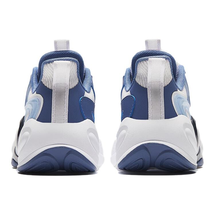 Кроссовки Anta kids Kids Lifestyle Shoes GS Low-top ANTA White / Era Blue / Water Sky Blue — фото 3