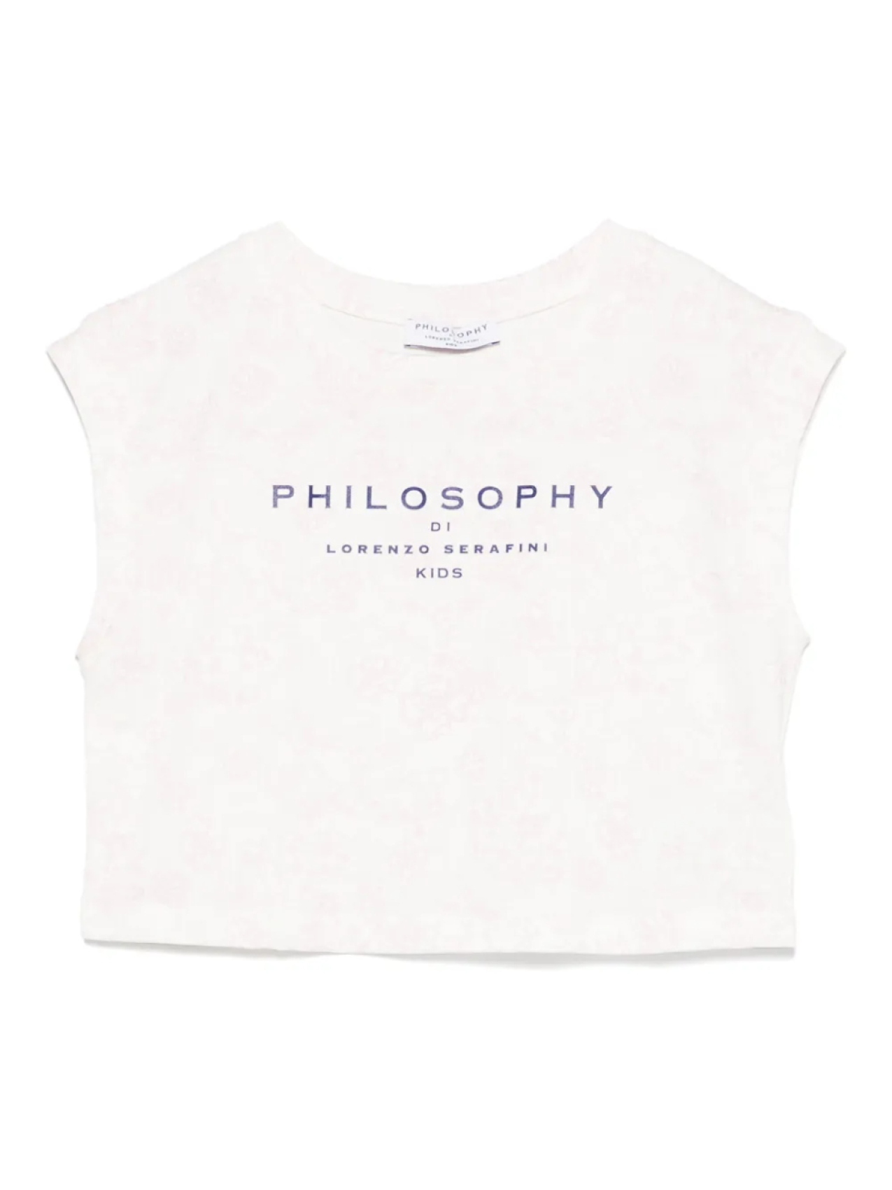 

Топ с принтом Philosophy Di Lorenzo Serafini Kids, белый