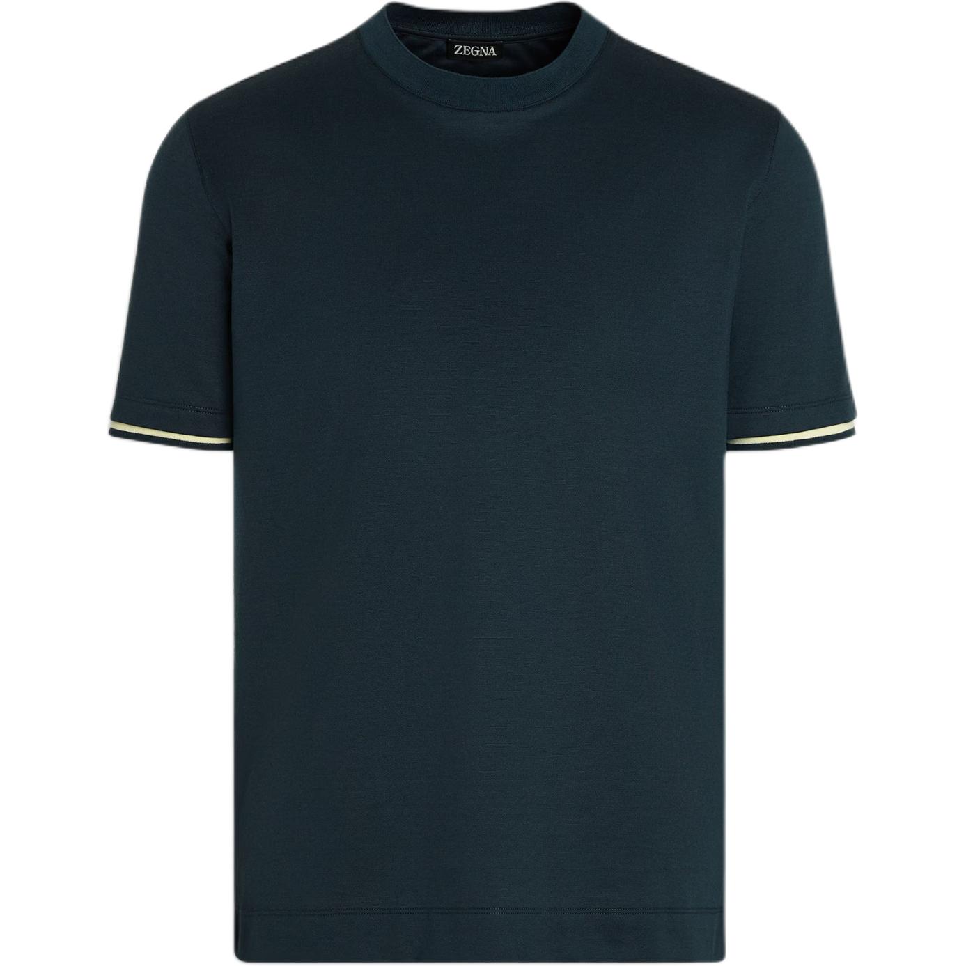 

Футболка Zegna с круглым вырезом Ermenegildo Zegna, Dark Cyan