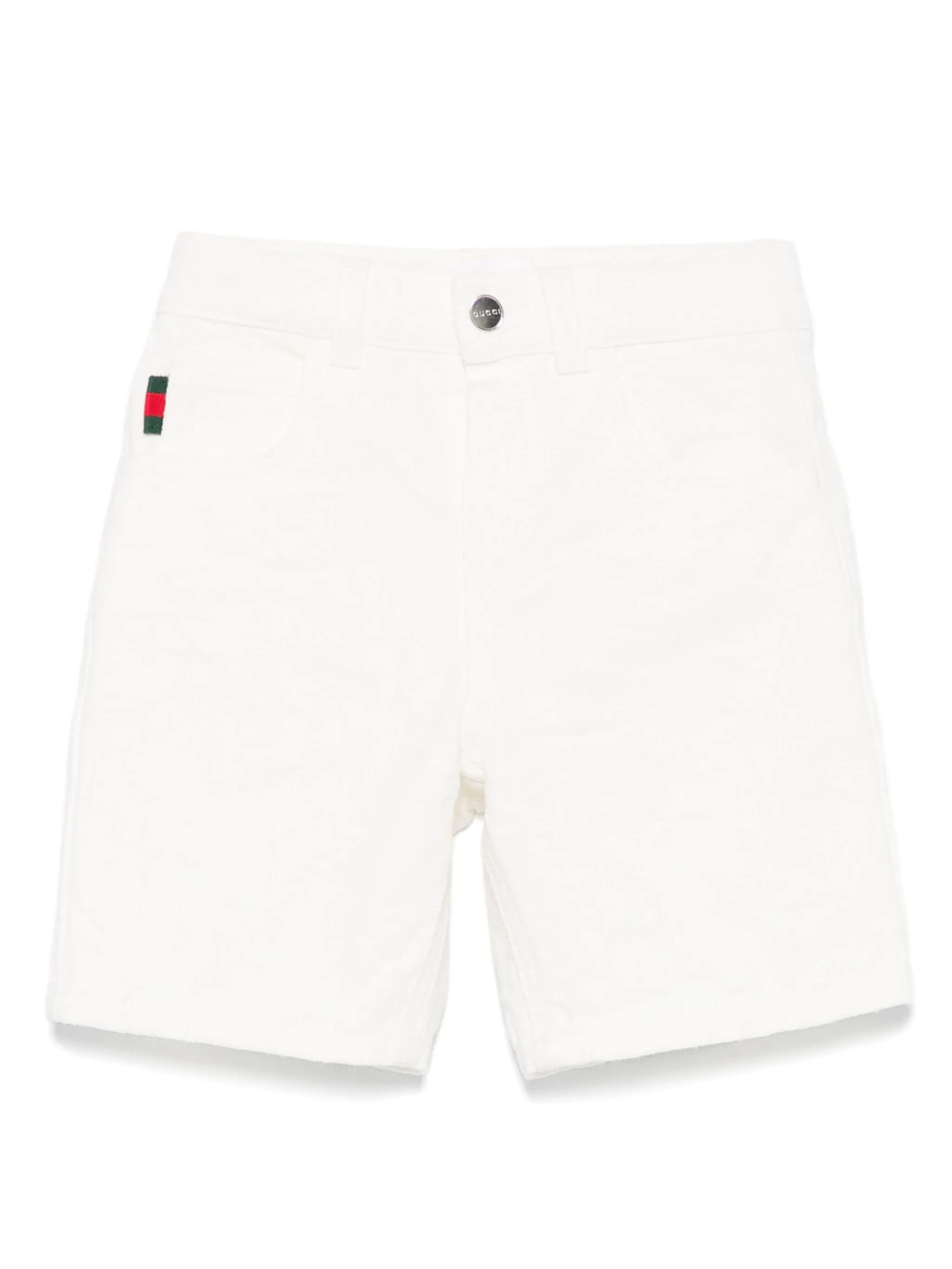 

Брюки с тисненым логотипом Gucci Kids, белый