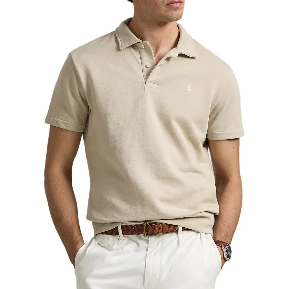 Поло мужское серое Polo Ralph Lauren, Gray — фото 3