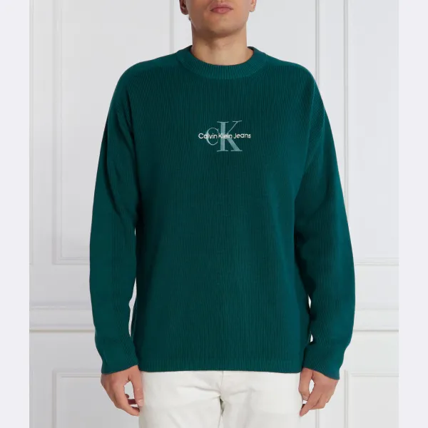 

Свитер свободного кроя Calvin Klein, бирюзовый