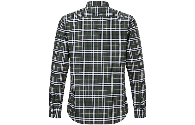Рубашка мужская Burberry Seaweed Moderate Others, Хип-хоп Стрит, весна, осень — фото 4