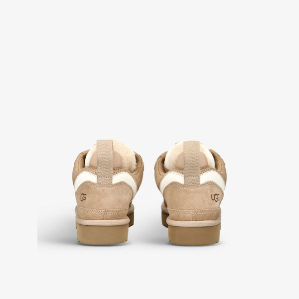 Кроссовки Ugg Lowmel из замши и сетки, бежевый — фото 4