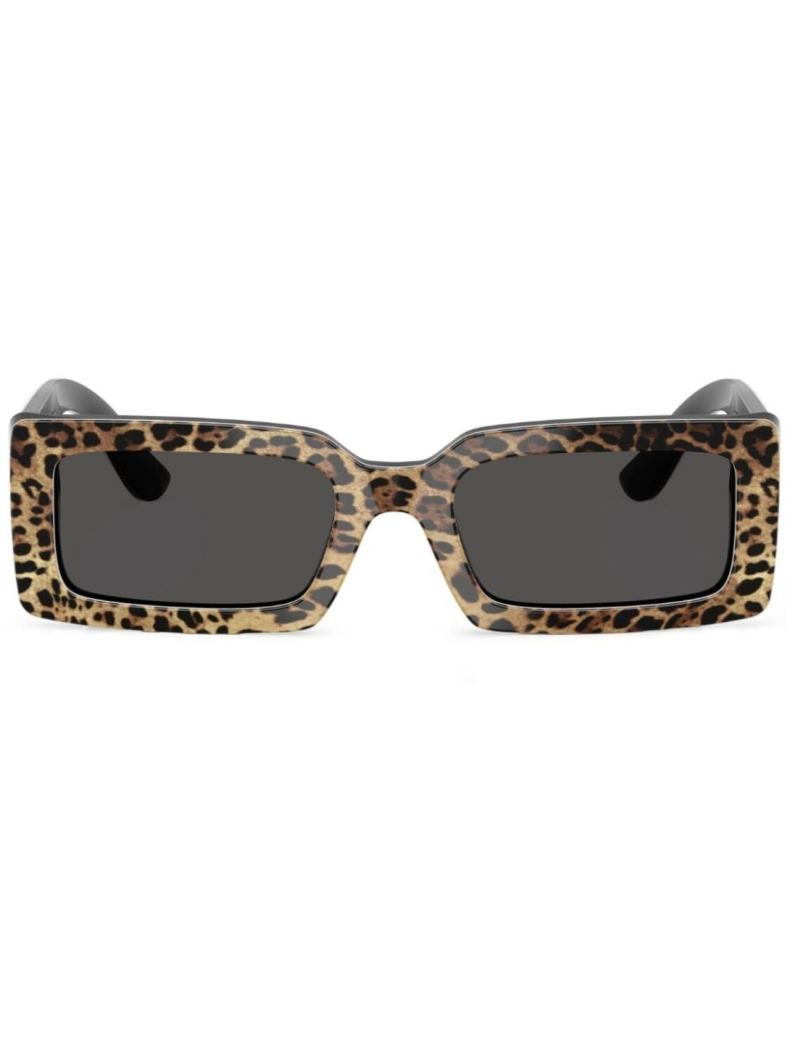

Солнцезащитные очки в прямоугольной оправе Dolce & Gabbana Eyewear, коричневый