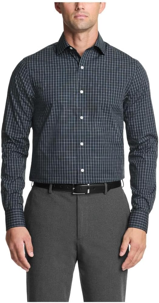 

Мужская рубашка Tommy Hilfiger, классический крой, эластичный твил, Deep Green