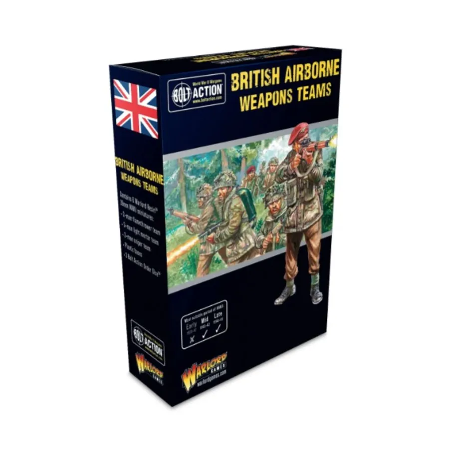

Британская группа воздушно-десантного вооружения, Bolt Action - British Airborne (28mm)