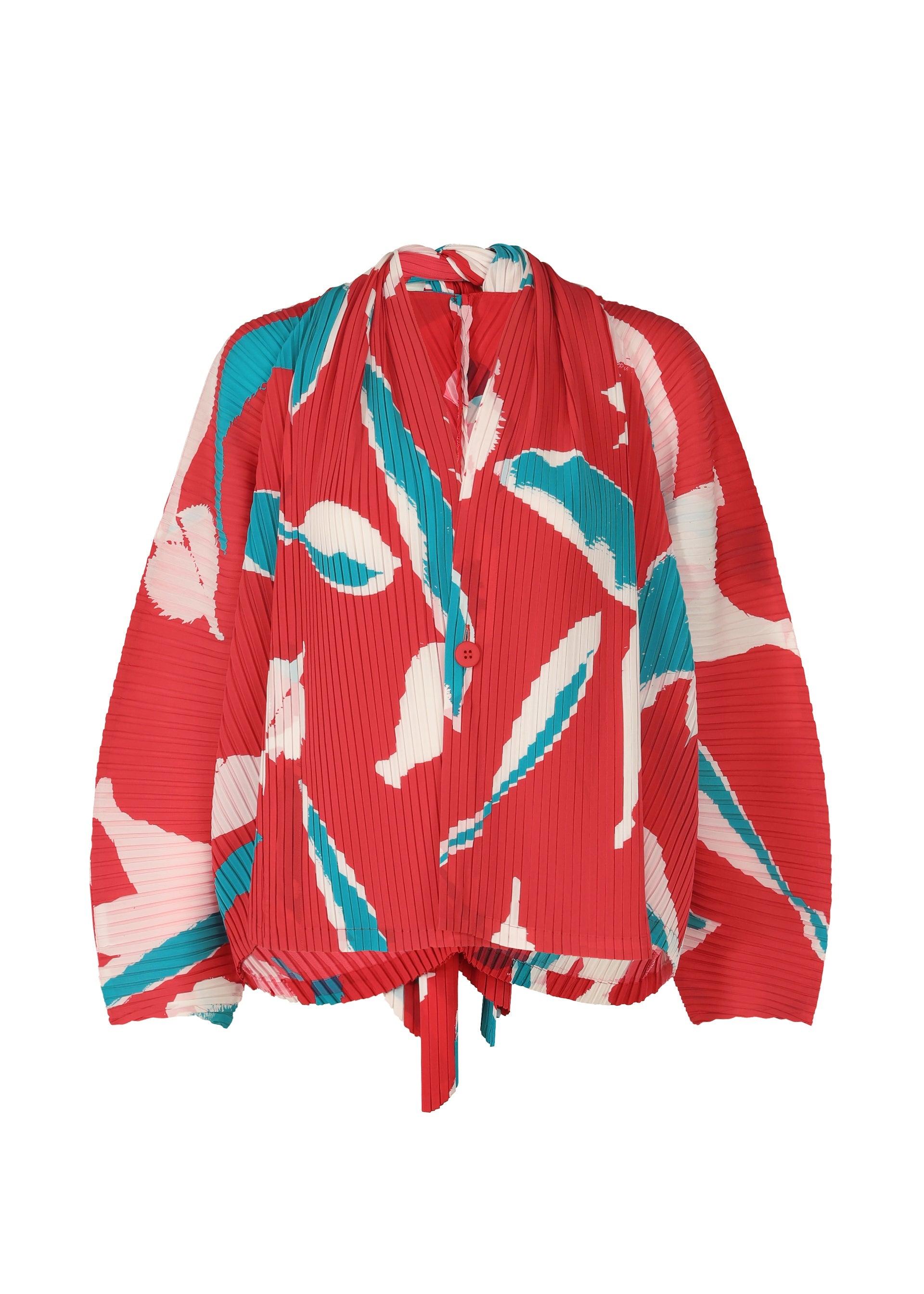 

Кардиган vigor pleats Issey Miyake, красный