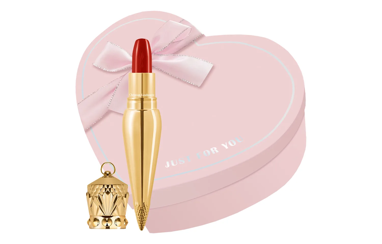 Christian Louboutin Помада CL Queen's Baton Satin Easy to Blend Complexion 3,8 г, #111 Exclusive Red Heart