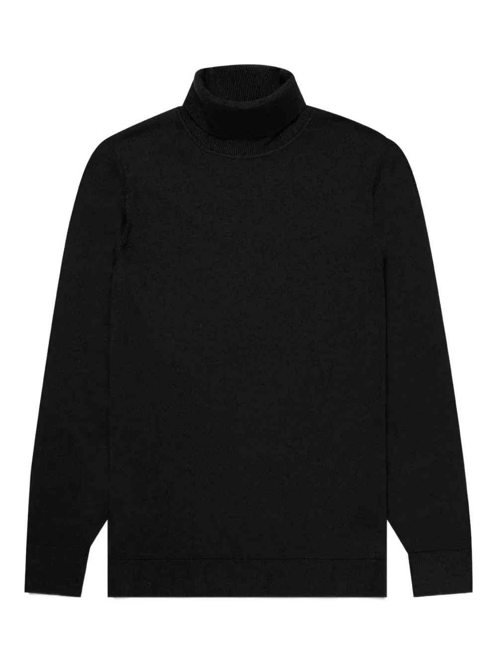 

Джемпер с высокой горловиной Sunspel, черный